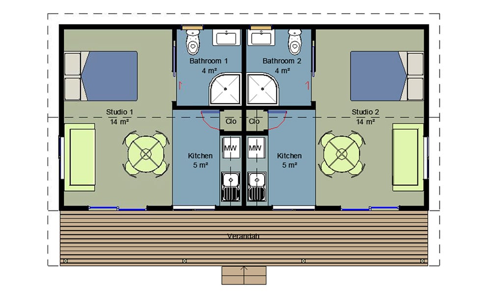 Genius 1 Bedroom Homes Prefabricated Cabins Genius 1 Bedroom Homes Prefabricated Cabins